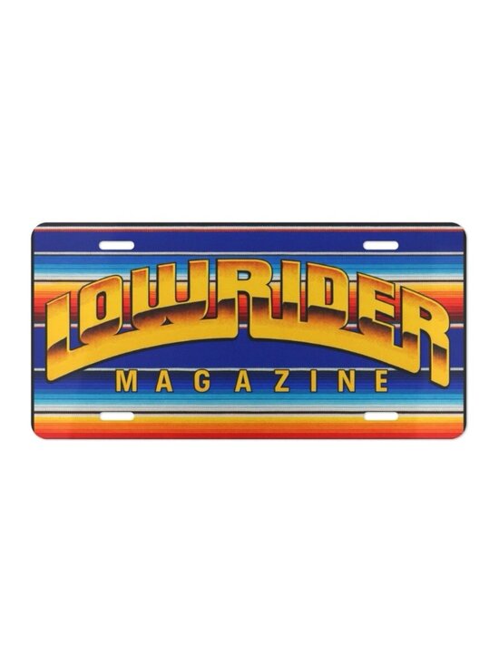 Other - Lowrider Magazine Style License Plate 12x6 Aluminum Car Tag Classic Custom Chevy